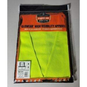 2015 ergodyne 2XL/3XL Economy Vest Lime ANSI‎ Type R Performance Class 2 #8210HL